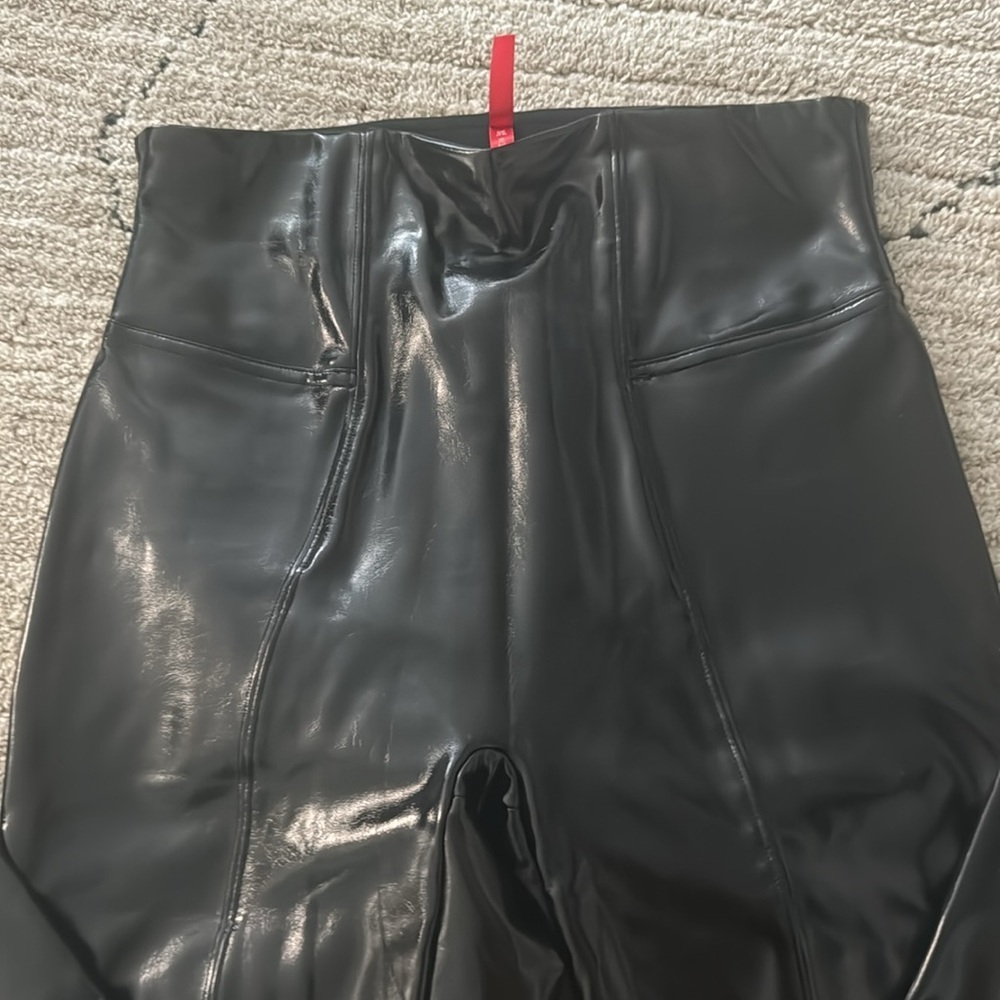 SPANX patent leather legging size small - Picture 2 of 4